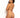 Embroidered Open Crotch Panty With Gold Hardware & Pearl STM-11651-PINK-L/XL