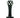 Crystal Noir Arouse Plug 4.5" - Black with white spots