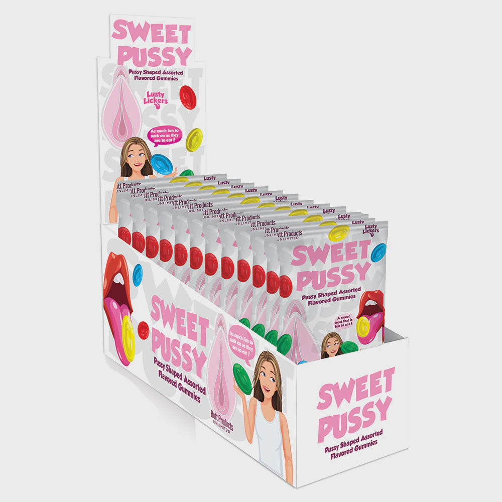 Sweey pussy shaped gummies assorted flavour novelty candy