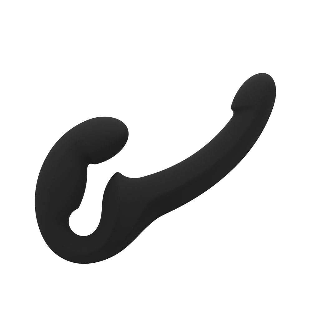 Share Lite double dildo black lightweight couples toy ergonomic design