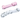 2PC Double Pleasure Glass Dildo Set