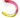 Shades 17" Double Dong - Pink to Yellow