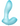 blue silicone vibrator 5 inch smooth body safe personal massager toy