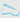 All That Glimmers Petite Rechargeable Vibrating Massager Colour Blue