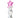 Glass wand With Pink Handle
