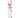 Glass wand With Pink Handle
