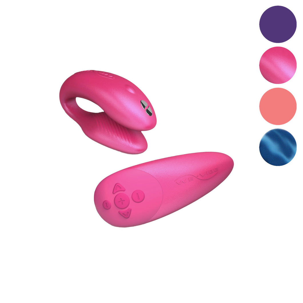 WE-VIBE CHORUS COUPLES VIBRATOR WITH SQUEEZE REMOTE TECHNOLOGY CRAVE CORAL