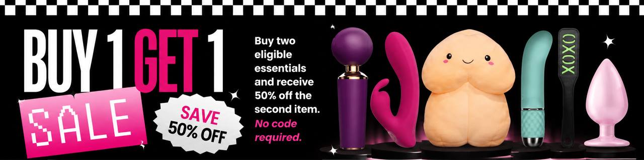 Naughty But Nice BOGO half price NBN Essentials narrow hero banner