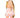 Penthouse Lip Smacker Mesh Chemise With Lace Details - White