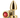 Rear Assets Petite Butt Plug - Gold with Red Gem