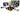 B-Vibe - Peace And Love Tie -Dye Rimming Plug