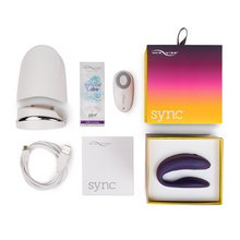 Load image into Gallery viewer, WE-VIBE SYNC COUPLES VIBRATOR PURPLE
