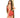 PENTHOUSE LINGERIE EARTH SHAKER V-NECK MINI DRESS WITH THONG RED - M/L