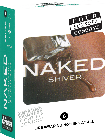 Naked Shiver Condoms 6pk