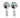NIP001WHT WHITE ROUND PASTIE WITH TASSEL