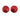 LOVE IN LEATHER RED ROUND SEQUIN PASTIES