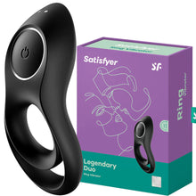 Load image into Gallery viewer, SATISFYER LEGENDARY DUO RING BLACK
