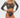 Rhinestone Crop Top with Matching Panty - Black