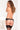 Rene Rofe Lace Garter Belt Size M/L Black