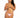 Embroidered Open Crotch Panty With Gold Hardware & Pearl STM-11651-PINK-L/XL