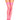 Lace Top Fishnet Thigh Highs One Size Fits Most - Hot Pink