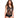 Criss Cross V Shape And Wet Look Teddy- 55010- Black- S