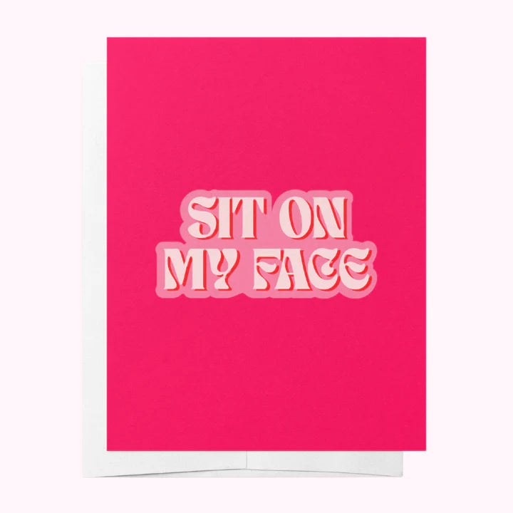 CARD - SIT ON MY FACE