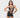 Ladies Exotic Spaghetti Sting Dress- Black