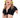 MUSIC LEGS 25076 TIE FRONT TOP BLK S/M