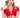 MUSIC LEGS 25076 SCHOOL GIRL TOP RED M/L