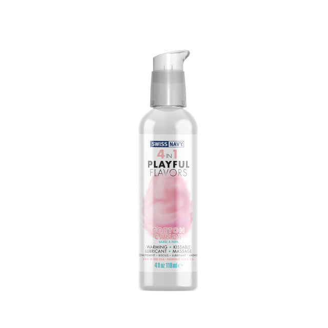 SWISS NAVY PLAYFUL 4 IN 1 COTTON CANDY 4OZ/118ML