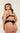 BACI 3176 Criss Cross Bikini Set Black Queen Size