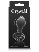 Load image into Gallery viewer, Crystal Glass Flower Black
