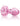 Crystal Glass Flower Pink