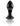 Crystal Glass Gem Black