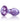 Crystal Glass Gem Purple