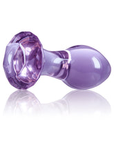 Load image into Gallery viewer, Crystal Glass Gem Purple
