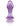 Crystal Glass Gem Purple