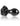 Crystal Glass Rose Black