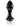 Crystal Glass Rose Black