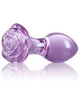 Load image into Gallery viewer, Crystal Glass Rose Purple
