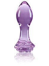 Load image into Gallery viewer, Crystal Glass Rose Purple
