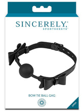 Load image into Gallery viewer, Sincerely Bow Tie Ball Gag.
