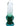 Riders 6" Cock with Balls - Ombre Green