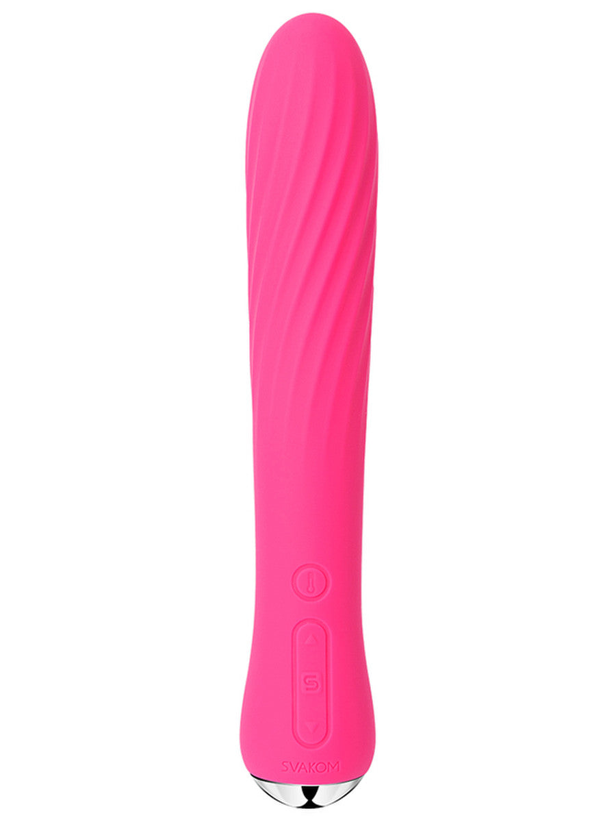 SVAKOM ANYA POWERFUL WARMING VIBRATOR PLUM RED