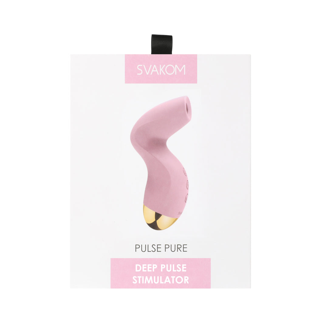 SVAKOM PULSE PURE - DEEP SUCTION VIBE - PALE PINK