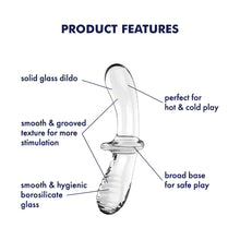 Load image into Gallery viewer, Satisfyer Double Crystal  Glass Dildo
