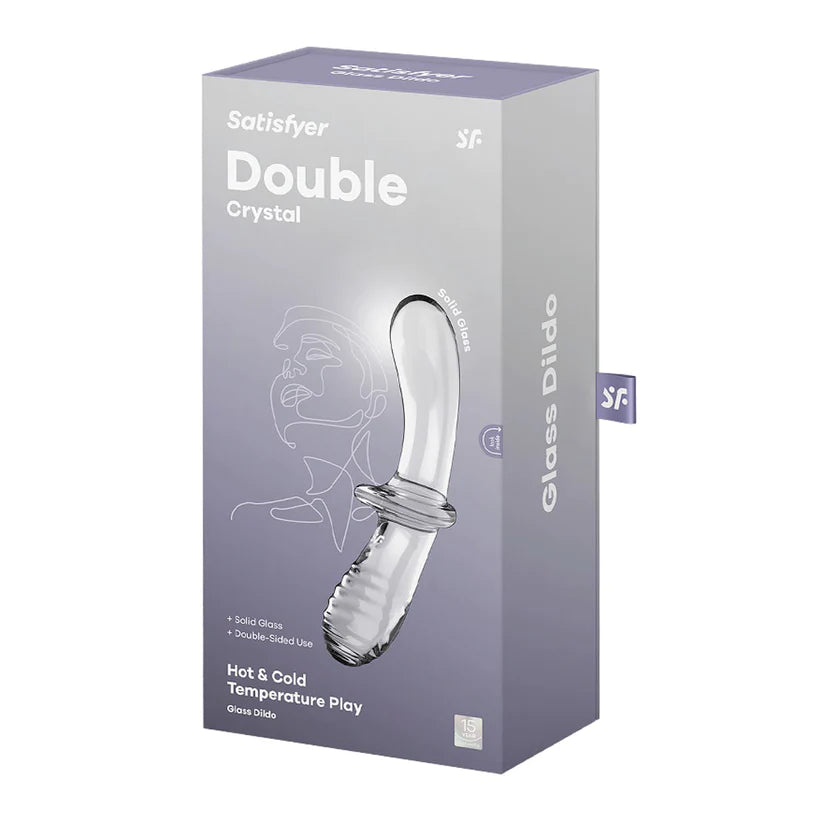 Satisfyer Double Crystal  Glass Dildo