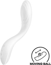 Load image into Gallery viewer, SATISFYER- Rrrolling Pleasure Vibrator- WHITE
