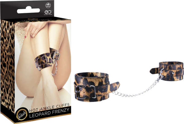 Leopard Frenzy - Hot Ankle Cuffs